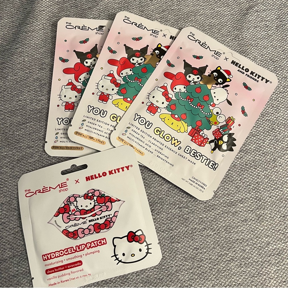 ♡ 5/$20 The Crème Shop Hello Kitty Set